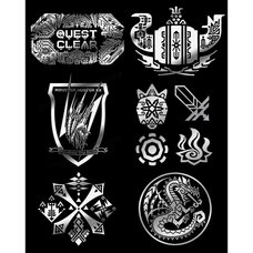 Monster Hunter XX Maki-e Stickers