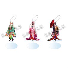 Saekano: How to Raise a Boring Girlfriend 3 Mini Standee Keychains