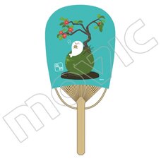 Hokkai no Maju Azarashi-san Mini Oval Fan