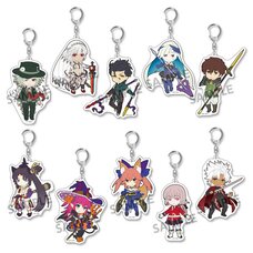 Pikuriru! Fate/Grand Order Trading Acrylic Keychain Charms Vol. 4 Box Set (Re-run)
