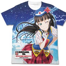 Love Live! Sunshine!! Dia Kurosawa Happy Party Train Ver. White Graphic T-Shirt