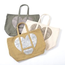 Accommode Heart Canvas Tote Bags