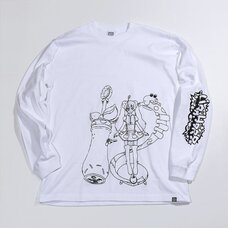 PARK Urahara Mari Line Drawing Long Sleeve T-Shirt