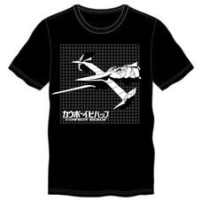 Cowboy Bebop Grid Men's Black T-Shirt