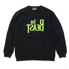 Radio Eva 538 The Beast Black x Green Big Sweater