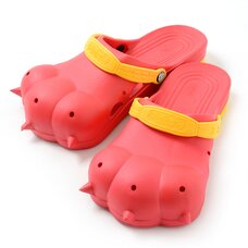 Akiba Sandals - Red x Yellow