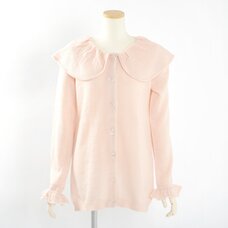 E Hyphen World Gallery BonBon Frill Collar Cardigan