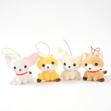 Feneky the Fennec Fox Osuwari Plush Collection (Mini Strap)