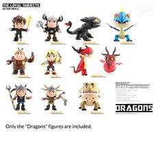 How to Train Your Dragon 6" Action Vinyls - Dragons (w/ LED & SFX)