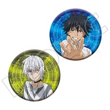 A Certain Magical Index Ⅲ Toma & Accelerator Pin Badge Set