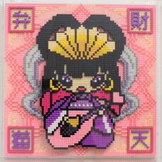 Shibuya Pixel Art Artists Works Nanoblock Relief Econeko