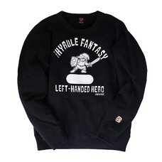 King of Games Legend of Zelda Left-Handed Hero Black Sweatshirt