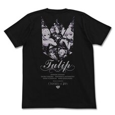 THE IDOLM@STER CINDERELLA GIRLS LiPPS Black T-Shirt