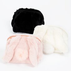 FLAPPER Rabbit-Eared Fur Pouch