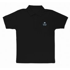 Love Live! Sunshine!! Yoshiko Tsushima Black Embroidered Polo Shirt