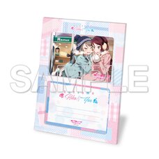 Love Live! Sunshine!! Nakayoshi Riko & You Photo Stand w/ Bromide