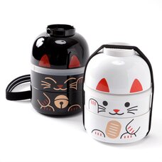 Kokeshi Maneki-Neko Bento Boxes