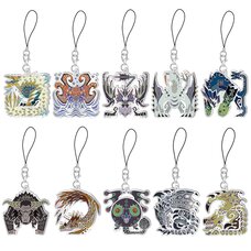 Monster Hunter World: Iceborne Monster Icon Stained Strap Collection Vol. 2 Box Set