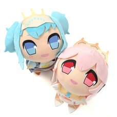 Kyun-gurumi Racing Miku Ver. 2015 x Super Sonico Huggable Plush Collection