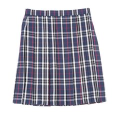 Teens Ever Navy Blue x White High School Uniform Skirt