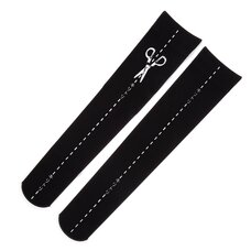 Zettairyoiki Cut Along the Line Knee-High Tights (Black)