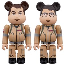 BE@RBRICK Ghostbusters Raymond Stantz & Egon Spengler 100% 2-Pack