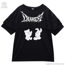 LISTEN FLAVOR My Dearest Metal Friends Frilled Top