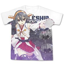 Kantai Collection -KanColle- Haruna Kai Ni White Graphic T-Shirt