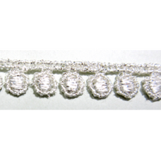 Atelier Pierrot Silver Lamé Chemical Lace