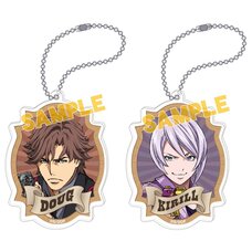 Double Decker! Doug & Kirill Acrylic Keychain Collection
