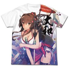 Kantai Collection -KanColle- Yamato Swimsuit Mode Graphic White T-Shirt