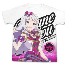 The Idolm@ster One For All Takane Shijou Full-Color White T-Shirt