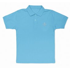 Love Live! Sunshine!! You Watanabe Turquoise Blue Embroidered Polo Shirt