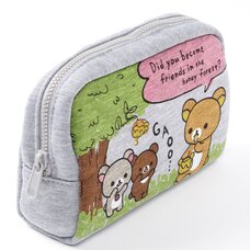 Rilakkuma Korilakkuma to Atarashii Otomodachi Pouch (Honey)