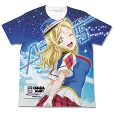 Love Live! Sunshine!! Mari Ohara Happy Party Train Ver. White Graphic T-Shirt