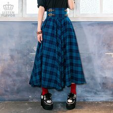 LISTEN FLAVOR Maxi Skirt w/ Belt