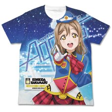 Love Live! Sunshine!! Hanamaru Kunikida Happy Party Train Ver. White Graphic T-Shirt
