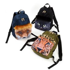 Misfits Animal Face Backpack w/ Faux Fur
