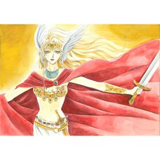Riho Sachimi Gin no Valkyries Original Framed Reproduction Art Print No. 2