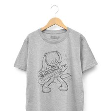 Hatsune Miku First Sound from the Future Keytar Heather Gray T-Shirt