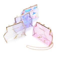 Pote Usa Loppy Clear Gamaguchi Shoulder Bag