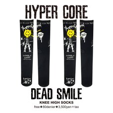 HYPER CORE Dead Smile Knee-High Socks
