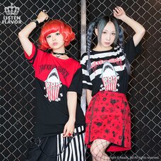 LISTEN FLAVOR Killer Shark Popcorn Reversible Cutsew