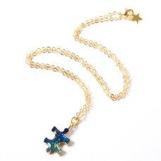 Osewaya Celestial Puzzle Piece Necklace
