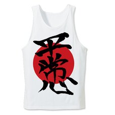Rebuild of Evangelion Shinji's Presence of Mind White Tank Top