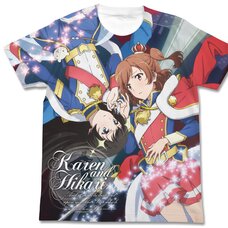 Revue Starlight Karen & Hikari Full Graphic White T-Shirt