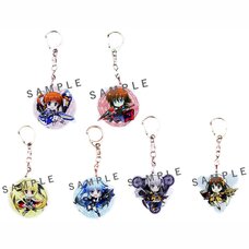 Magical Girl Lyrical Nanoha: Reflection Acrylic Keychain Charm Set Collection