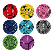 Persona 5 the Animation Character Pin Badge Collection Box Set