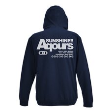 Love Live! Sunshine!! Aqours Navy Light Zip Hoodie
