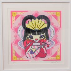 Shibuya Pixel Art Artist Works: Econeko Original Art Print